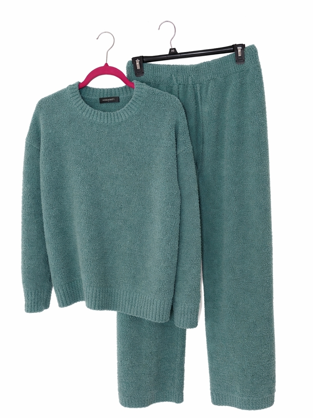 Cozy Lounge Set in Teal Green Sweater and Pants